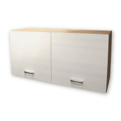 ANDY Moderner Hängeschrank Küche 2-türig in Eiche Sonoma Optik, Weiß matt - Geräumiger Küchenschrank mit viel Stauraum - 100 x 50 x 31 cm (B/H/T) Hängeschrank 2-türig