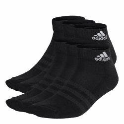 adidas Unisex Kinder Cushioned Sportswear 6 Pairs Socks 42-45 Schwarz-Weiss