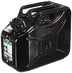 ARNOLD 6011-X1-2001 Metall-Kraftstoffkanister 10L, schwarz 10 Liter