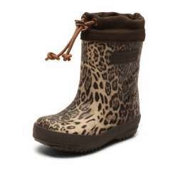 Bisgaard Unisex Kinder Thermo Gummistiefel 36 EU Leopard