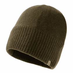 TOP-EX XL/XXL 100% Merinowolle Beanie Mütze, Wintermuetze Wollmütze Herren Damen, Strickmuetze Fisherman Beanie Trawler Mütze Warme Fleece Futter TX94594_Army Grün M-L