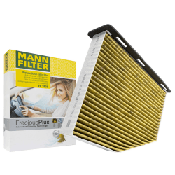 MANN-FILTER FP 2939/1 Innenraumfilter – FreciousPlus Biofunktionaler Pollenfilter für Rechtslenker PKW 28.8L x 14.3B x 3.4D cm FP
