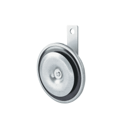 HELLA Horn - M26 - 24V - 105dB(A) - Frequenzbereich: 335Hz - Tiefton - elektrisch - ECE - Gehäusefarbe: grau - Flachsteckanschluss - Menge: 1 - 3AL 002 952-871 Single