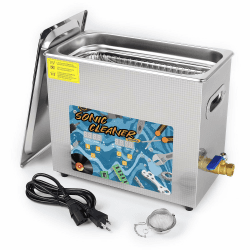 Ultraschallreinigungsgerät Ultraschallreiniger Ultraschallgerät KECOOLKE Sonic Cleaner mit digitalem Timer für Brillen, Ringe, Münzen, Fingerringe, Geld 6L