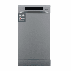 Gorenje GS 541D10 X Freistehender Geschirrspüler / SuperSilent / 11 Maßgedecke / 5 Programme / Programmanzeige / TotalDry / Silber, 45 cm breit Energy Class D Silber 45 cm