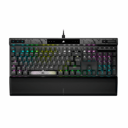 CORSAIR K70 MAX RGB Magnetisch-Mechanische Kabelgebundene Gaming-Tastatur - Einstellbare MGX-Schalter - PBT Double-Shot-Tastenkappen - iCUE-Kompatibel - PC, PS5, PS4, Xbox - QWERTZ DE - Stahlgrau Volle Größe