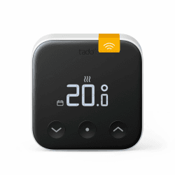tado° Funk-Temperatursensor X, Zusatzprodukt für Smarte Heizkörperthermostate X, für optimale Heizkörpersteuerung, Energie und Kosten sparen, einfache DIY Installation, Nicht kompatibel mit tado° V3+ Zusatz X Zusatz: Temperatursensor Funk