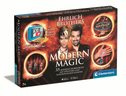 Clementoni Ehrlich Brothers Modern Magic - Zauberkasten für Kinder ab 7 Jahren - Magisches Equipment für 35 Moderne Zaubertricks inkl. 3D Erklärvideos 59313 new versions Single