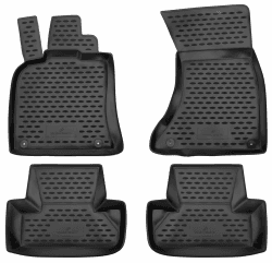 Walser XTR Gummi Fussmatten Auto kompatibel mit Audi Q5 2008-2017, 100% passgenaue Auto Fußmatten, robuste Universal Fußmatte Auto, Gummimatten Auto, Auto Fussmatten Gummi, Auto Gummimatten 2008 - 2017, 5-Türer