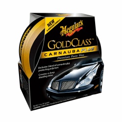 Meguiar's Gold Class Carnauba Plus Premium Paste Wax 311g – Langanhaltende Carnauba-Polymer-Mischung für tiefen Glanz und reflektierende Oberfläche, sicher für Klarlack und glänzende Lackierungen 311 g (1er Pack)