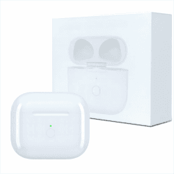 Kabelloses Ladecase Kompatibel mit AirPod 3. Generation, Wireless Charging Case Original Ersatz Replacement,Bluetooth Pairing Sync Button Airpod 3Rd