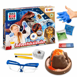 CRAZE WAS IST WAS Wissenschaft Adventskalender – Spielzeug-Adventskalender mit Experimenten für Kinder, Weihnachtskalender für Mädchen & Jungen ab 8 Jahren Adventskalender Was ist was?