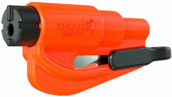 Resqme GBO-RQM-ORANGE Das Rettungswerkzeug als Schlüsselanhänger, Orange, 1er-Set