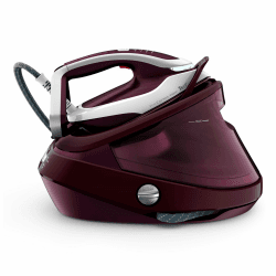 Tefal GV9810 Pro Express Vision Dampfbügelstation | Smart LED-Leuchte am Bügeleisen | leistungsstarker 8,3-Bar-Druck | 180 g/Min. Dampf | 680 g/Min. extra Dampfstoß | Anti-Kalk System | Rot/Weiß 9,0 Bar | 750g/Min. Dampfstoß | AutoDampf