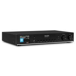 TechniSat DIGITRADIO 143 (V3) – HiFi-Tuner Internetradio (DAB+ Digital-Radio, Bluetooth-Audio-Streaming, Spotify Connect, Wurfantenne, Fernbedienung, Breite 43,5 cm) schwarz Schwarz ohne CD-Player, WLAN Single
