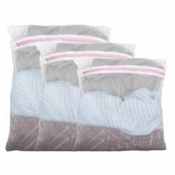 Dmjia® Wäschesack 3 Stück, 40cm - 60cm 3 Verschiedene Größen Wäschebeutel, Laundry Bag Schützt Empfindliche Kleidung, Versteckter Reißverschluss, Sehr Langlebig 3 Stück Wäschesäcke 30+40+50 3 Stück M, L, XL