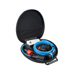 NRGkick 32A 5.0m Set Optimal / mobile Wallbox ohne Installation / Ladegerät für Elektrofahrzeuge / inkl. 32A 5Pol, 16A 5Pol, 16A 3Pol, Typ E+F “Schuko” 13A (EU) und Transporttasche 5 Meter Kabellänge