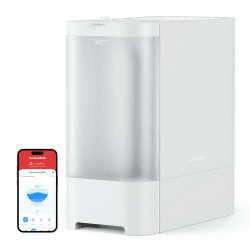 SwitchBot Luftbefeuchter, hygienische Kaltverdunstung, sehr leise 18 dB(Schneegeräusche) für Schlafzimmer mit Smart Feuchte APP & Sprachkontrolle, App-Alarm, 4,5 l-Tank, Unterstützt Alexa und Google