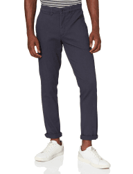JACK & JONES Male Chino Hose Slim Fit Chino Hose 33W / 36L Navy Blazer