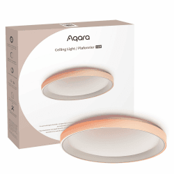 Aqara LED-Deckenleuchte T1M mit Matter, Erfordert Zigbee 3.0 Hub, RGB+IC mit Farbverlaufseffekten und 16 Millionen Farben, 40W 3450lm, 2700-6500K, Unterstützt HomeKit, Alexa, Google und IFTTT
