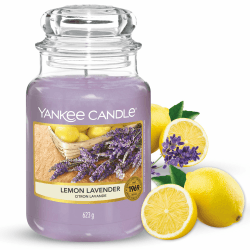 Yankee Candle BLACK CHERRY Duftkerze, Wax, Violett, 10.7 x 16.8 x 1 cm, 623