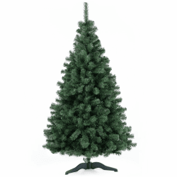 DecoKing Künstlicher Weihnachtsbaum 220 cm Grün Tannenbaum Christbaum Tanne Unecht Weihnachtsdeko Lena