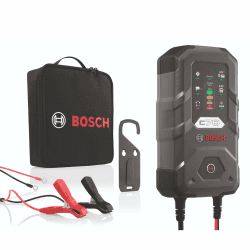 Bosch C70 Batterieladegerät, 10 Ampere, mit Erhaltungsladungs-Funktion - Autobatterie-Ladegerät für 12 V / 24 V Blei-Säure-, AGM-, EFB-, Gel-, und SLI-Batterien C70 - 10A
