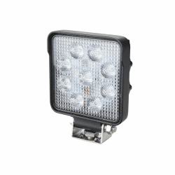 HELLA Valuefit S1500 LED Arbeitsscheinwerfer 12V - 24V 1500 Lumen 15W Nahfeldausleuchtung Wasserdicht IP67 Offroad LED Scheinwerfer für Traktor Auto LKW SUV UTV ATV - 1GA 357 103-012 1500lm Kabel: 800mm Offene Kabelenden