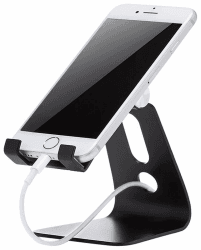 Amazon Basics - Verstellbarer Handy-Ständer , Schwarz