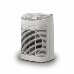 Rowenta Instant Comfort Aqua Heizlüfter, Zwei Heizstufen, Lüfterfunktion, Regulierbarer Energieverbrauch, Leise, Elektroheizung, Hellgrau, SO6510F2, 1200 - 2400w Badezimmer Single