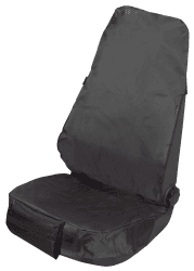 Walser Auto-Sitzauflage Dirty Harry, Universaler Auto Schutzbezug Werkstatt aus Polyester, Werkstatt Schonbezug, Auto Sitzschoner, Schutzunterlage Auto schwarz
