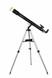 Bresser Einsteiger Linsen-Teleskop Sirius 70/900 AZ mit Smartphone-Adapter, Sonnenfilter, Stativ & Zubehör, für Himmelsbeobachtung & Astrofotografie 70/900 Refraktor Single