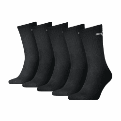 PUMA Unisex Crew Socken (5er Pack) Socken 43-46 Schwarz
