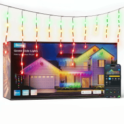 Govee Eiszapfen Lichterkette, 20M RGBIC LED Lichterkette außen, 800 LEDs Smart LED Weihnachtsbeleuchtung mit 78+ Modi für Halloween Dekor, IP65 Wasserdicht, Kompatibel mit Alexa & Google Assistant