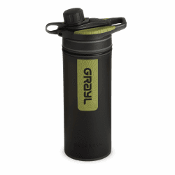 GRAYL GeoPress 710ml Outdoor Wasserfilter Trinkwasser I Eliminiert 99,99% aller Bakterien und Viren I Perfekt für Camping, Survival und Reisen (Black Camo)