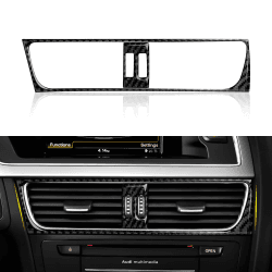 OYDDL Carbon Fiber Air Conditioner Vents Trim Cover AC Aufkleber Kompatibel mit Audi A4 B8 A5 S4 S5 RS4 RS5 Interieur Zubehör-Schiffe aus De Air Conditioning