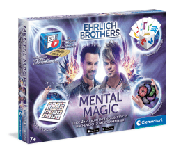 Clementoni Ehrlich Brothers Mental Magic - Zauberkasten für Kinder ab 7 Jahren - Magische Anleitung für verblüffende Zaubertricks inkl. 3D Erklärvideos 59182 Hat