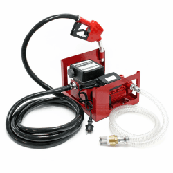 Wiltec Heizöl- und Dieselpumpe 230V/600W 40l/min selbstansaugend Pumpe mit automatischer Pistole, Kraftstoffpumpe, Absaugpumpe 40L, 600W, Rahmen 40L, 600W, Rahmen