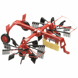 siku 2451, Fella Schwader, 1:32, Metall/Kunststoff, Rot, Bewegliche und abklappbare Kreisel