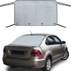 AYAMAYA Heckscheibenabdeckung Auto Heckscheibe Scheibenabdeckung Winter mit Magnet, Auto Eisschutz Frostschutz Abdeckung Anti Schneedecke Scheibenschutz UV-Schutz Abdeckung Winterabdeckung 140x80cm Heckscheibenabdeckung【neu】
