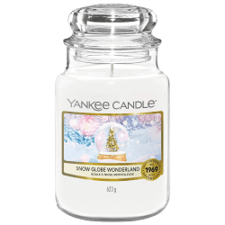 Yankee Candle Duftkerze | Große Snow Globe Wonderland Duftkerze im Glas | Snow Globe Wonderland Kollektion | Brenndauer: bis zu 150 Stunden | Perfekte Geschenke für Frauen