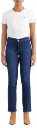 Levi's Damen 314 Shaping Straight Jeans 30W / 30L Lapis Dark Horse