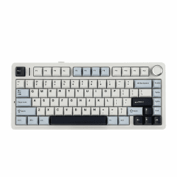 EPOMAKER x Aula F75 Gasket Mechanische Tastatur, 75% Hot swap-fühige Gaming-Tastatur mit Fünf-Schicht-Polsterung&Knopf, Bluetooth/Wireless/USB-C, RGB (Light Blue, LEOBOG Reaper Switch) LEOBOG Reaper Switch Light Blue