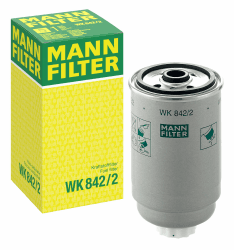 MANN-FILTER WK 842/2 Kraftstofffilter – Für PKW, LKW, Busse und Nutzfahrzeuge