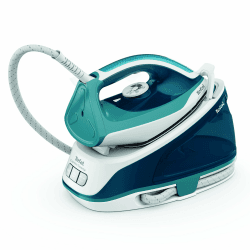 Tefal SV6115 Express Essential Dampfbügelstation | 5,2 bar | Dampfstoß: 280 g/Min. | Dauerdampfmenge: 120 g/Min. | Calc Clear-Technologie | Xpress Glide Bügelsohle | 2200W | 1.4L | 36.2x17.9x25.6 cm 5,2 bar | 280g/Min. Dampfstoß