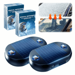 Matame Auto Enteiser Tragbare Kinetische Molekularheizung, Elektromagnetische molekulare Interferenz Frostschutzmittel Schneeräumungswerkzeug, Mikrowellen Molekular Enteisung Instrument (2PCS)