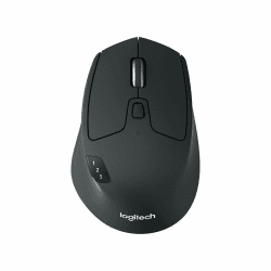 Logitech M720 Triathlon Multi-Device Kabellose Maus, Bluetooth, USB-Unifying-Empfänger, 1000 DPI, 6 programmierbare Tasten, 2-Jahres-Batterie, Für Laptop, PC, Mac, iPadOS - Grau Maus Kabellos Multi-device - M720