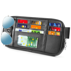 Da by sonnenblenden Organizer，sonnenblenden Organizer，Car Sun Visor Organizer,Auto Sonnenblende Organizer，car Sun Visor Organizer，Black Schwarz 1 Stück (1er Pack)