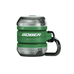 OLIGHT Gober kit LED Blinklicht Schulranzen wiederaufladbar Sicherheitslicht mit 4 Modi und 4 Farben, IPX4 und 1m Fallschutz 40g Reflektoren Schulranzen Blinklicht für Kinder Wandern Radfahren Grün