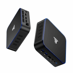 SRESNAIL Windows 11 Pro Mini-PC, 16 GB ARM + 512 GB SSD Mini-Desktop-PC mit Alder Lake-N95-CPU, 4 Kernen, 4 Threads, 5G-WLAN und Bluetooth 5.3-Unterstützung, Gigabit-Ethernet-Unterstützung (Schwarz) Geschäft Schwarz